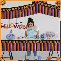 4 Pack 39Ft Halloween Parade Floats Foil Fringe