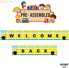Welcome Back Banner Large, 10 Feet, No DIY | School Bus Welcome Sign | Welcome B