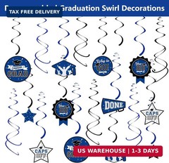DAZONGE Graduation Decorations 2026 Blue, 265pcs Graduation Party Decorations 20
