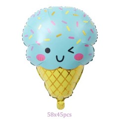 Large Cute Ice Cream Candy Foil Balloons Birthday Decoration Balloon Home Decor