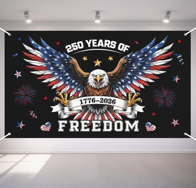 250Th Anniversary Decorations – 4Th of July Backdrop for Memorial Day | 1776-202