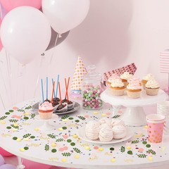 Baby Shower Confetti Decorations Table Dots Bright Greenery Style 400 PCS