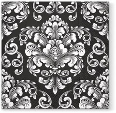 Wedding Pattern 20 Cocktail Paper Napkins Black and White Elegant Party Deco