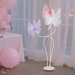 Artificial Giant 3-head Butterfly Decorations for Indoor/Outdoor Wedding Decor