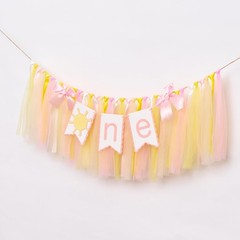 Sunshine High Chair Banner 1st