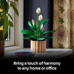 LEGO 11504 Botanicals Peace Lily – Artificial Potted Plants Set for Adults – …