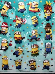 «Minions» Birthday Party Supplies, Plates, Invitations, Balloons, Tablecovers