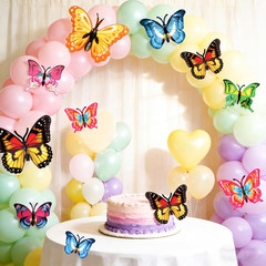 24 Pcs Large Spring Butterfly Decorations 3 Size Colorful Butterfly Hanging Orna