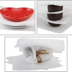 80 Pieces EPE Foam Cushioning Pads 30x20cm Lightweight for Shipping and Storage