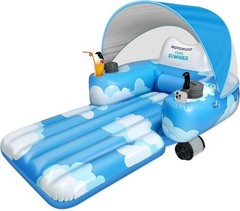 Inflatable Motorized Pool Floats for Adults – Rechargeable Pool Lounger with …