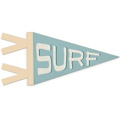 Coastal Beach Room Decor, Surf Wall Hanging Pennant Flag Banner, Blue Coastal…
