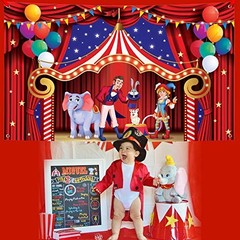 , XtraLarge, Circus Banner – 72×44 Inch | Circus Theme Party Decorations,