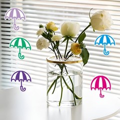 90 Pcs Umbrella Cutouts 4 Inches Classroom Summer Bulletin Board Colorful Umb…