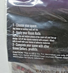 ZOMBIE Room Roll Spirit Halloween Decor 2 Rolls 4 ft X 20 ft New in Pkg