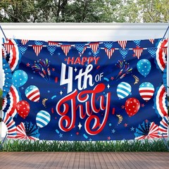 Patriotic Banner for Photography – July 4th Party Supplies