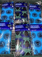 Marvel Black Panther Wakanda Forever Tablecloth Lot Set Of 6 New Birthday