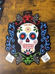 Black & Bone Sugar Skull Day Dead Halloween Party Decoration Cutout Lot Of 17