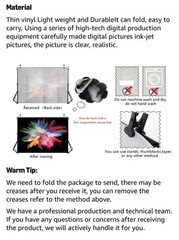 8x6FT Colorful Bokeh Backdrop On Black Bokeh Wall Birthday Backdrop Photography