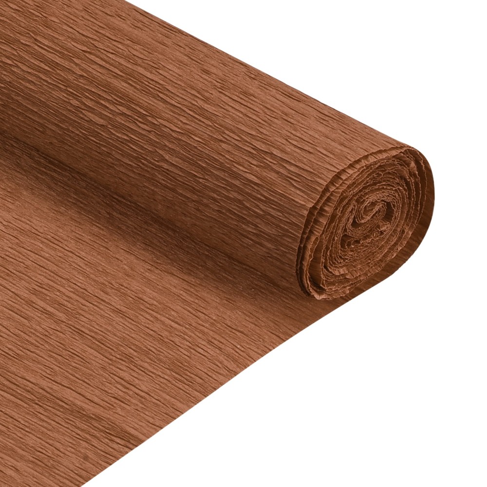 Red Brown 6.9ft Long 20 Inch Wide Crepe Paper Roll Crepe Paper Decoration