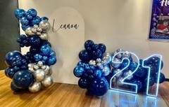 Blue Balloon Arch Kit 152Pcs Latex Garland for Birthday, Wedding, Party Decor