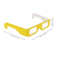 36Pcs Lightweight 3D Paper Eyewear for Kids Party Reusable Assorted Colors