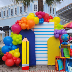 6Ft Notebook Cardboard Cutouts Giant School Theme Party Decorations Back to Scho