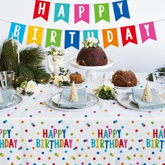 Happy Birthday Decorations: Birthday Party Supplies Set – Birthday Dots Desig…