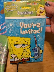 SpongeBob SquarePants Birthday Party Decorations Tablecover Plates Bags Etc