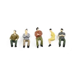 People Figures Practical Railway Train Seated Man HO Scale Hot Passenger Sitting
