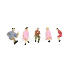 People Figures Practical Railway Train Seated Man HO Scale Hot Passenger Sitting