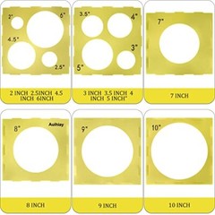 12 Holes Balloon Sizer Cube Box Collapsible Measurement Tool for Birthday Party