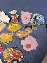 36 Piece Farm Party Set Farm Activity Crafts