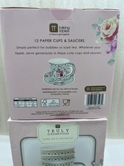 Floral Tea Birthday Party Table Decorations Assorted Set Cups Napkins Plates NEW
