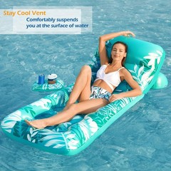 Jasonwell Inflatable Pool Float Adult – Pool Floaties Lounger Floats Floating…