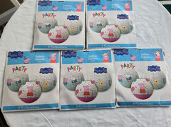 Peppa Pig Party Decor Paper Lanterns – 15 Pieces – NEW