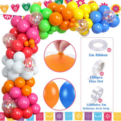 Mexican Fiesta Party Decorations Cinco De Mayo Birthday Decor, Fiesta Balloon Ar