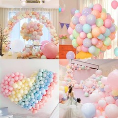 200pcs Pastel Balloons Assorted Colors, 5 Inch Multicolor Macaron Latex Party…