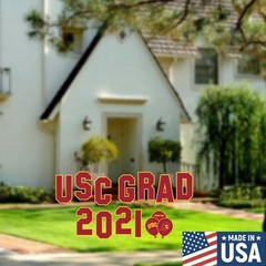 Official USC Grad Die Cut Yard Display Sign Set