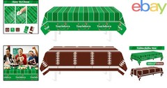 Football Party Tablecloths – 2 Pack Disposable Plastic for Themed Celebrations
