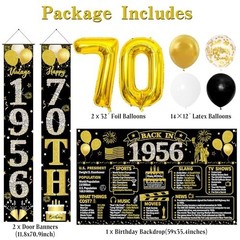 70th Birthday Decorations Men Women