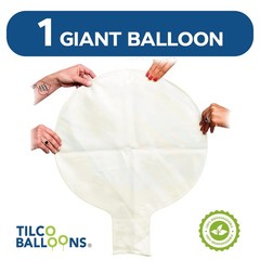 TILCO BALLOONS | 72 Inch Giant XL Balloons Transparent | Extra Large Jumbo Pa…