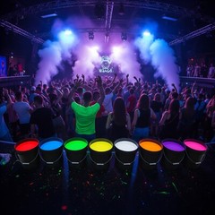 milo UV Party Paint | 5 Gallon Bucket | Fluorescent Event Paint | Various Colors