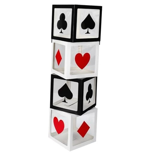 Pcs Large Casino Dice Favor Boxes 12 x 12 x 12 Inch Casino Theme Party 4