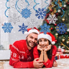 Winter Wonderland Party Decorations,Frozen Party Decorations,Snowflake Hangin