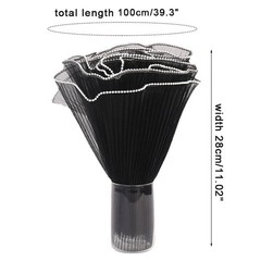 28cmx4M Flower Wrapping Paper Wave Yarn Florist Bouquet Packaging Lace Mesh