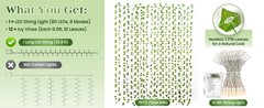 84Ft 12 Pack Artificial Ivy Garland Fake Plants, Vine Hanging Garland with CE