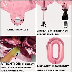 Rose Gold Pink Birthday Party Decor Set Banner Foil Balloons Curtain Tablecloth