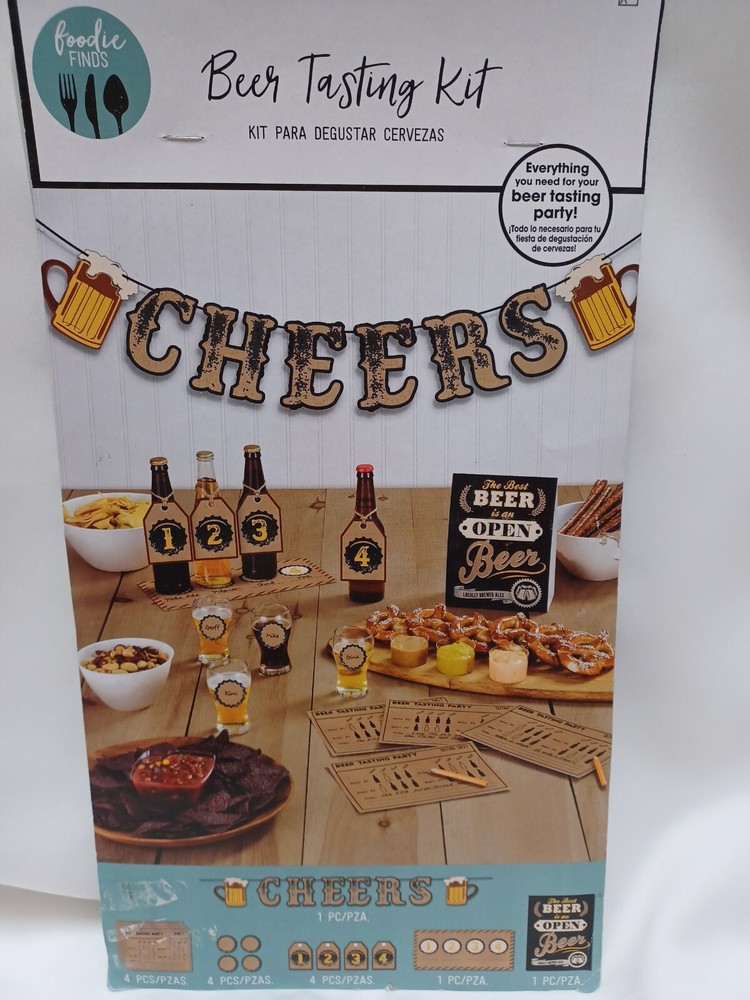 «CHEERS» Beer Tasting Kit Hanging Decoration Party Fun