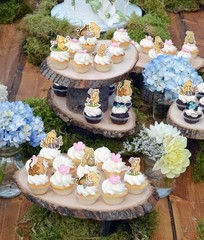 48 Pcs Classic Winnie Cupcake Toppers Cake Topper Cute Pooh Baby Shower Decorati