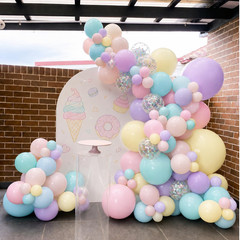 Pastel Balloons, 12 Inch Rainbow Macaron Pink Blue Teal Yellow Purple Apricot As